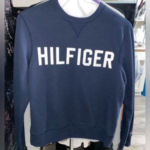 Tommy Hilfiger Men's Long Sleeve Fleece Crewneck Sweatshirt